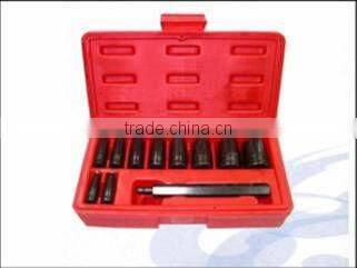 11PCS High Carbon Steel Gasket Punches Set with Extension Handle