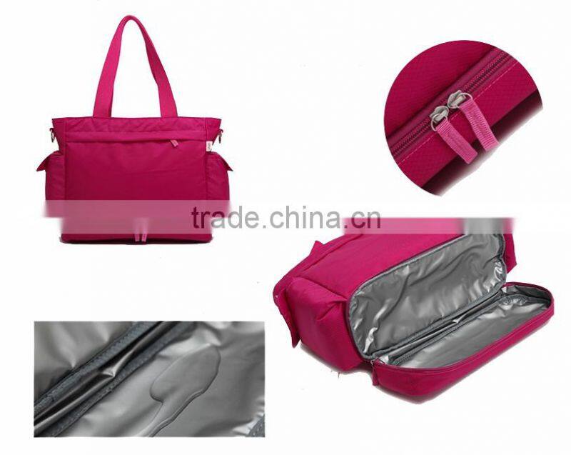 Customize colors baby nappy changing bag 2015