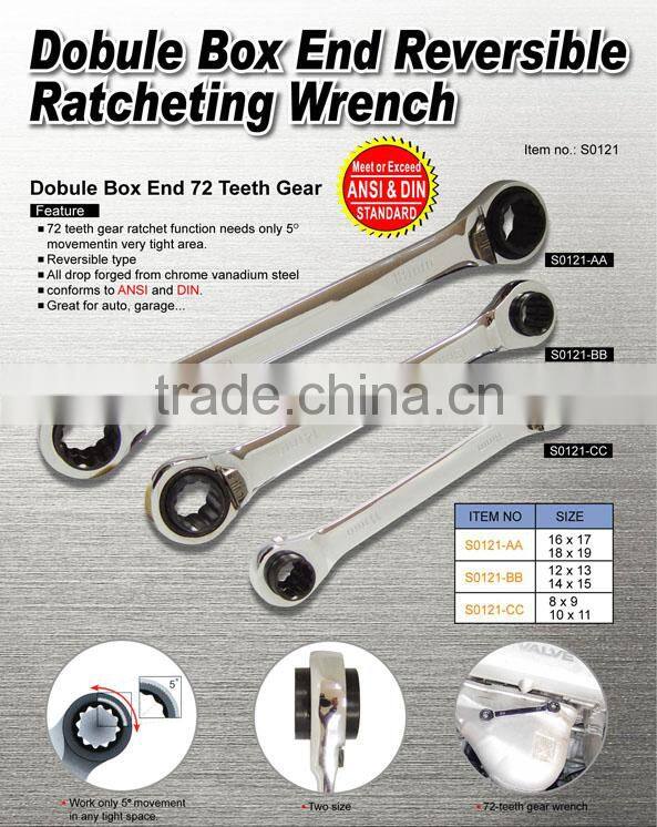 Flare Nut Spanner Ratcheting Wrench