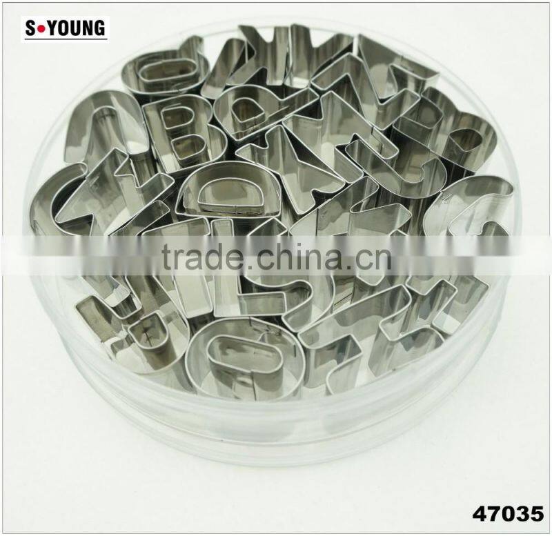 47035 26 English Letter Shape Cake cookie cutter ,fondant cake decorating tools