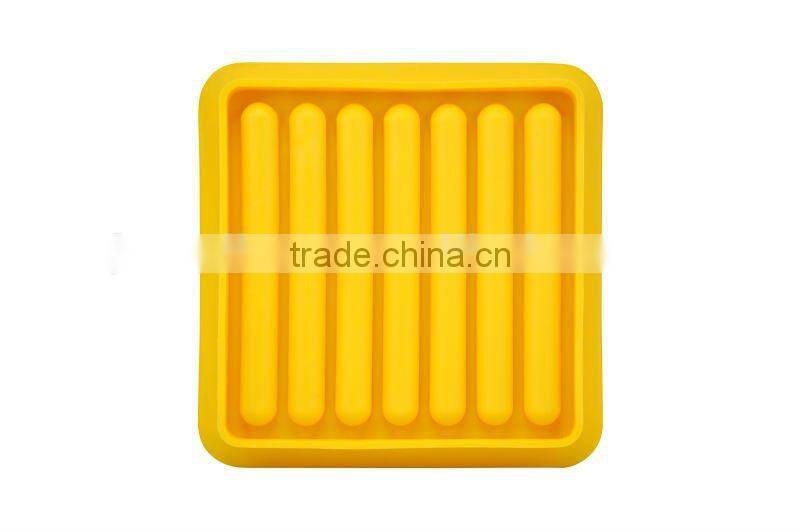 2012 new design rods shaped silicone ice cube tray