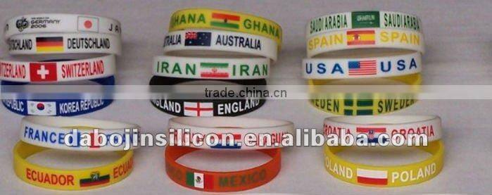 Nigeria flag wristbands