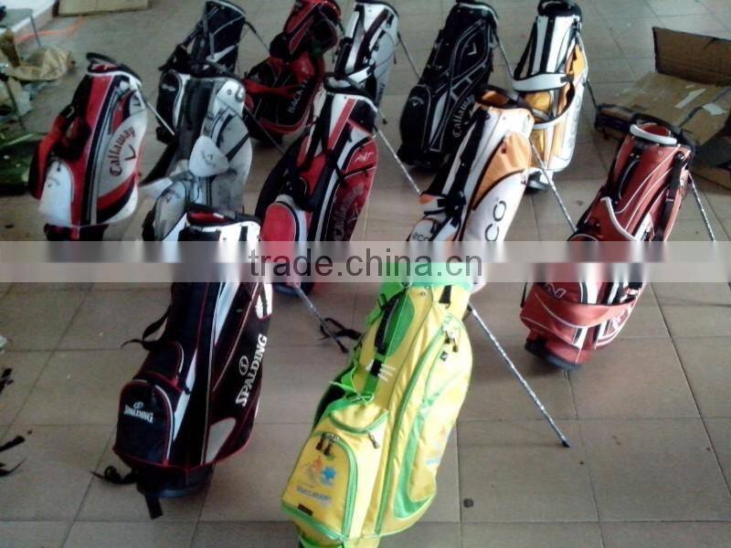 cheapest price nylon or polester Golf stand bag