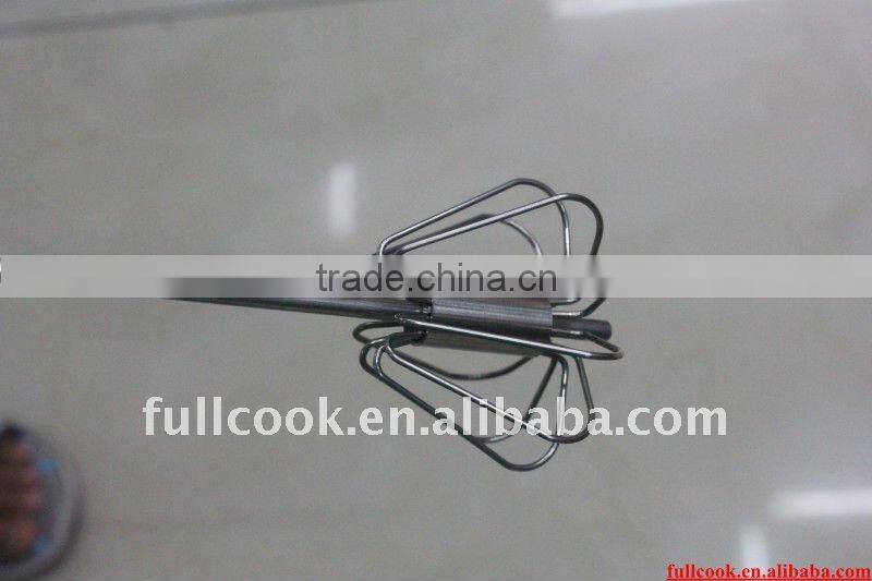 Semi-automatic stainless steel egg beater