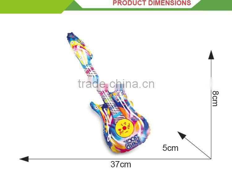 Hot selling kids gifts giant custom inflatable guitar