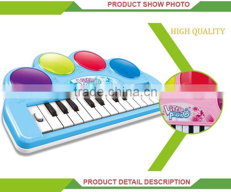 Hot selling baby plastic musical instrument electronic organ keyboard