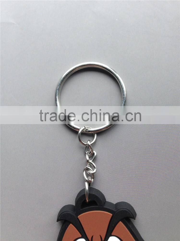Custom Design Shaped 3D Soft Plastic Rubber PVC Keychain