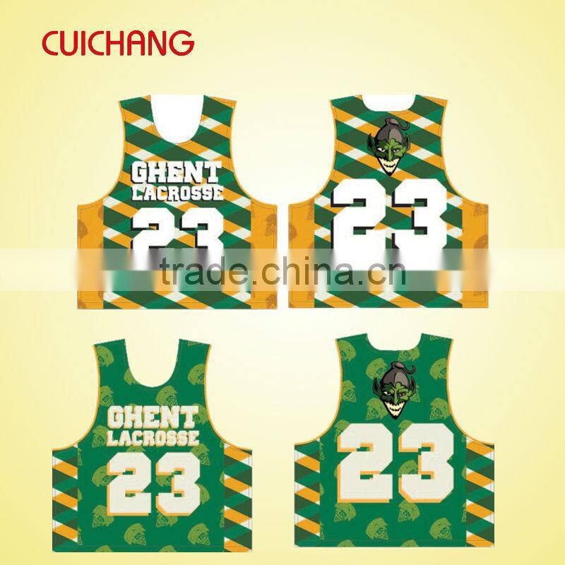 sublimation lacrosse jersey with good quality