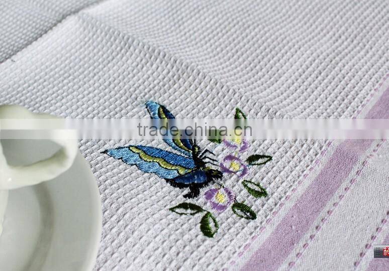 hotel restaurant victualing house , dining room 100% cotton waffle embroidery dish towels