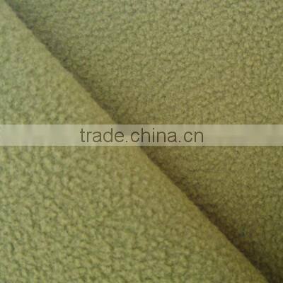 army green 144F/100D one side anti-pilling polar fleece bond deep green polar fleece for outdoor clothing