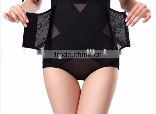 High waist slimming abdominal compression tummy trimmer body shaper underwear