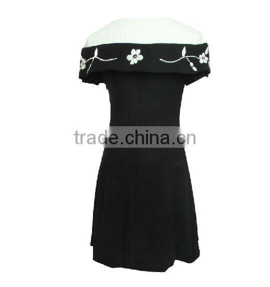 elegant lady's princess cape style embroidered haute couture dress