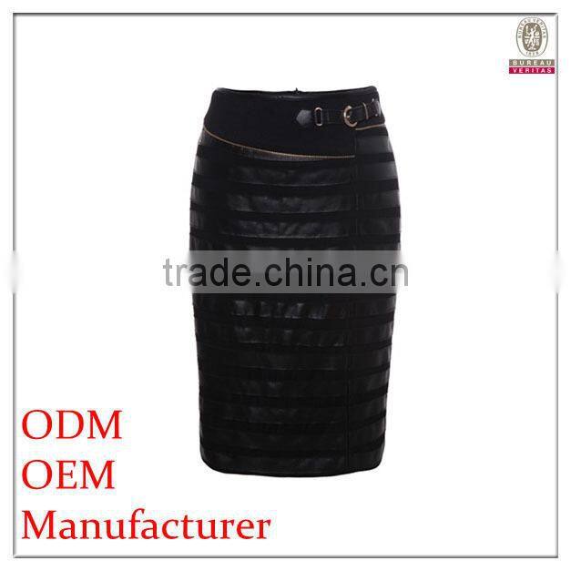 new arrival ladies latest design high quality pencil black long latin dance skirt