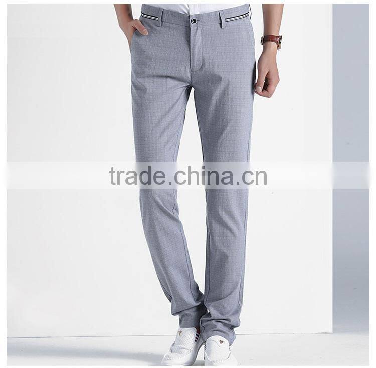 custom made business men casual pants, fashion big size loose business youth trousers in summer