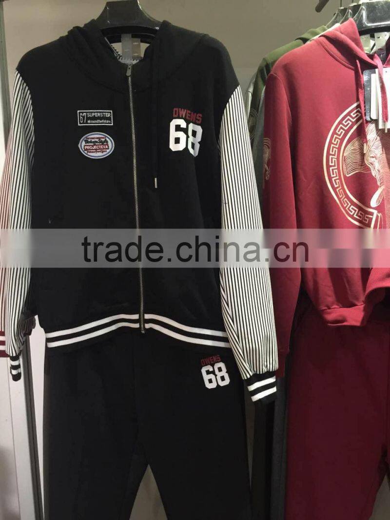 GZY cheap export to middel east high quality stock mixed men slim and comfortable hoody low shipping cost