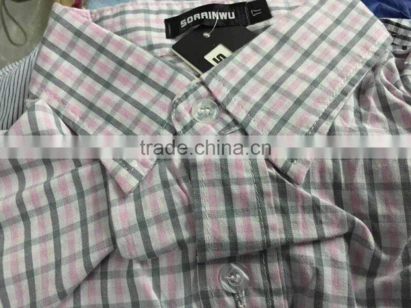 GZY boy's shirt export china stripe model stock