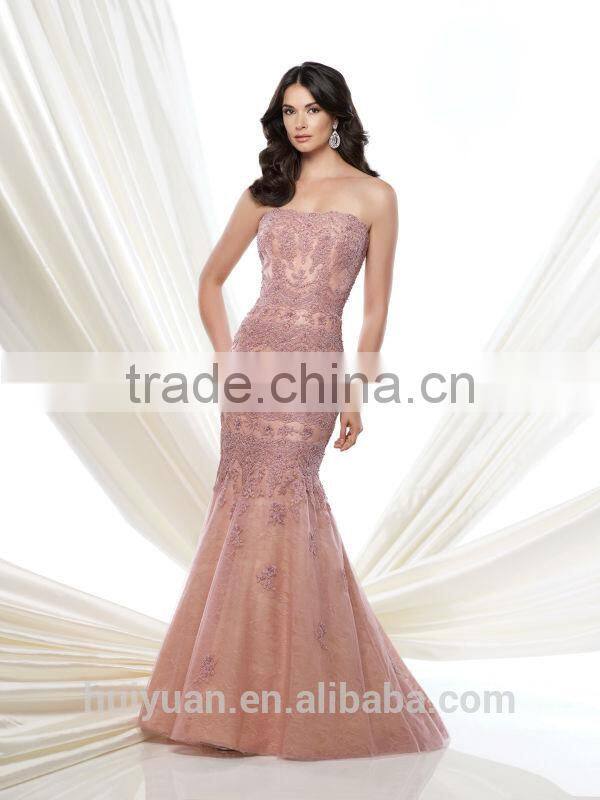 new fashion full lace mermaid sleeveless boat neck simple bridal dresses