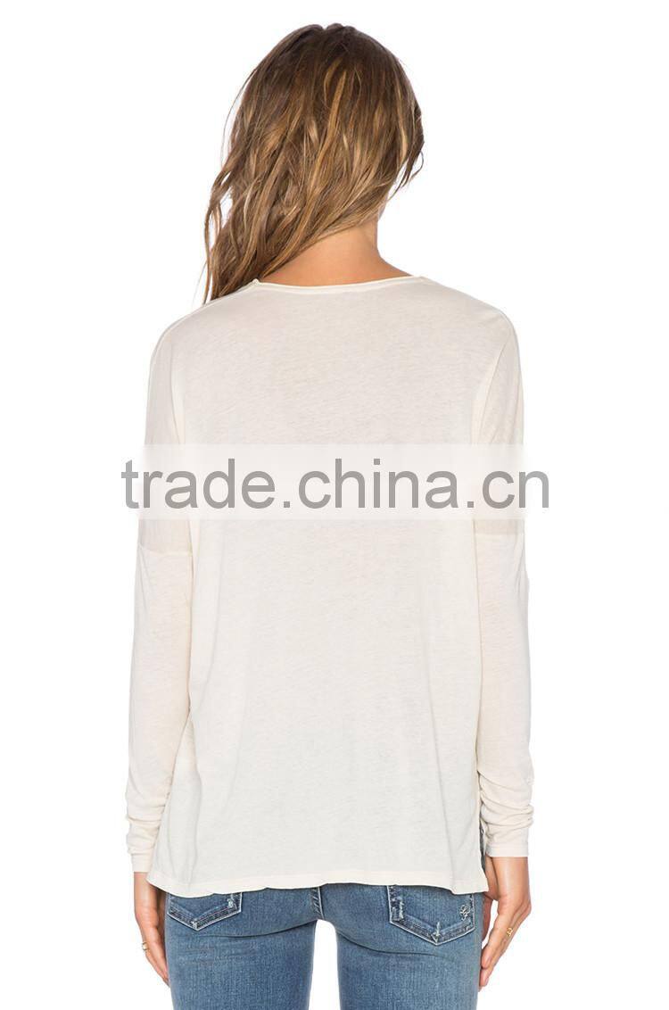 2015 cheap plain v neck stretch cotton t shirt blank t shirts