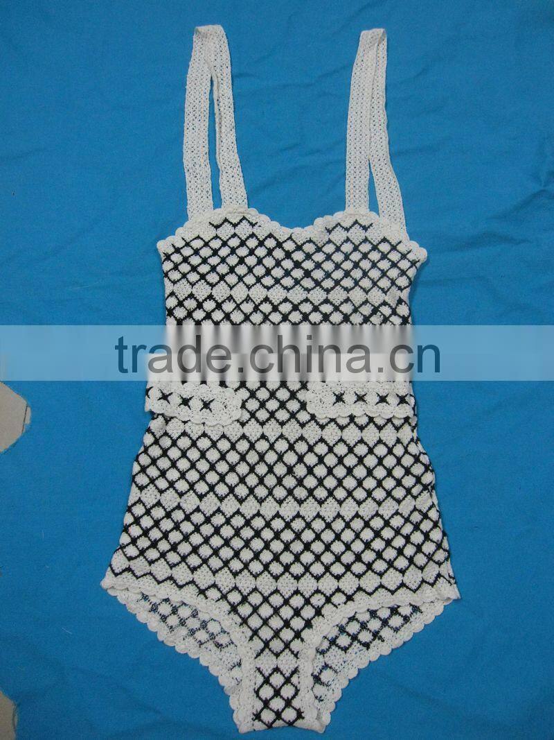 hot sexy girls beach crochet bikini set