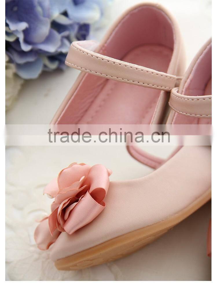 fashion soft girls flat dress baby party kids dance shoes kids flower girl shoe girls dressy shoes