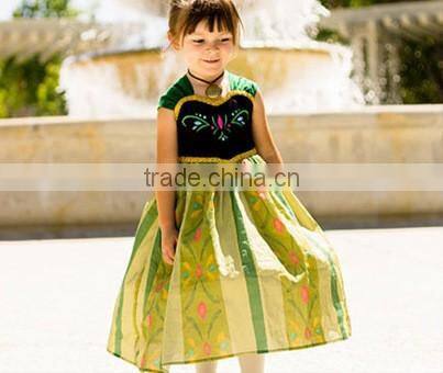 Frozen Elsa Dress Up Gown Costume Ice Princess Queen Dress frozen dress elsa