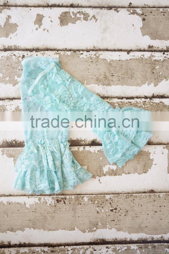 girls leggings lace ruffle leg warmers leggings fabric