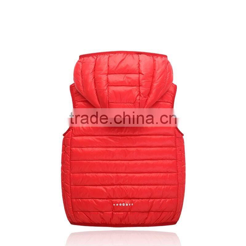 Custom quality boys or girls casual clothes autumn or winter kids padded down vest