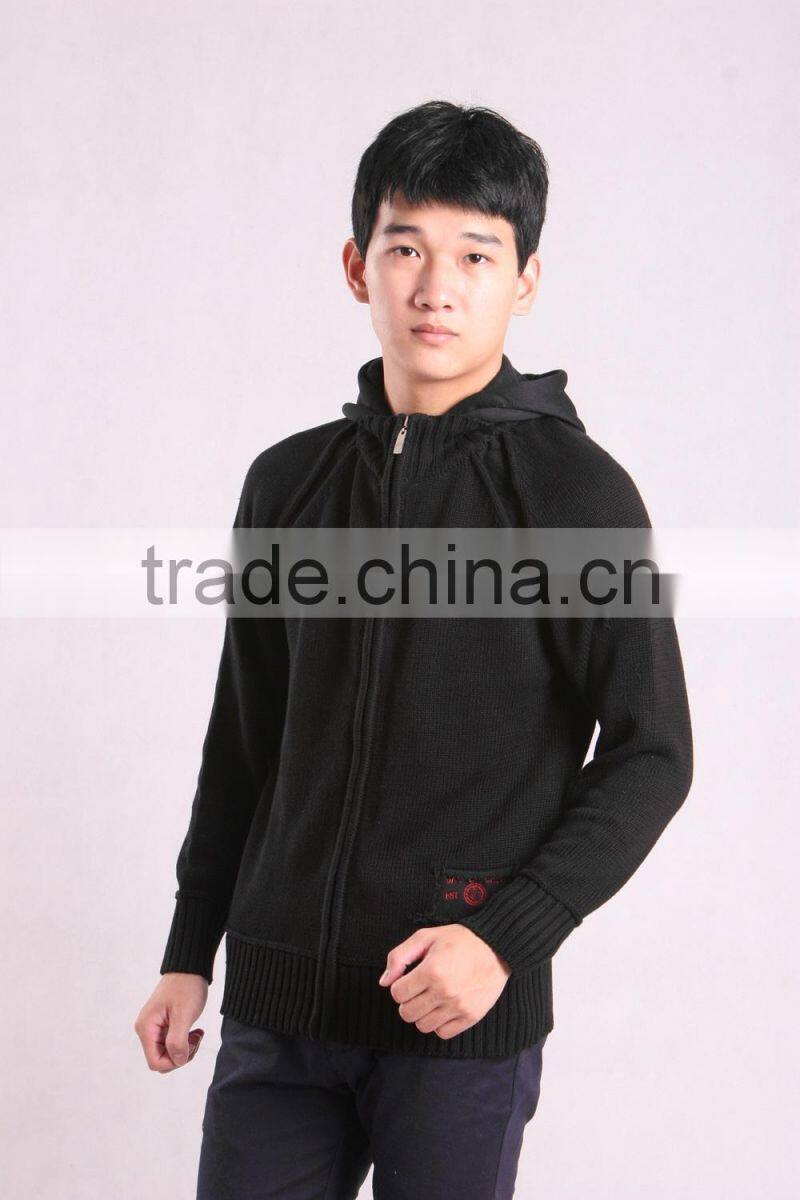 Men Plain Sweater Hoodies Jackets