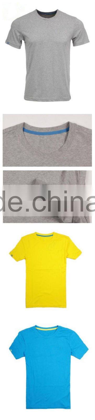 High quality Custom 100% organic cotton t shirt tee shirts