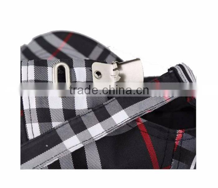 Fashion high quality cotton twill plain metal buckle back baseball cap