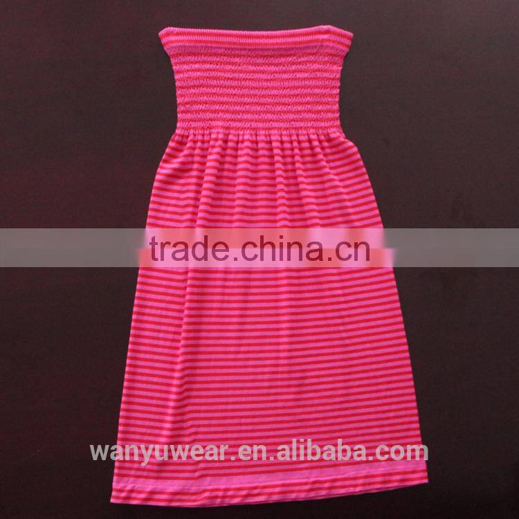 Factory Provide Seamless Streak Hawaiian Dress For Women