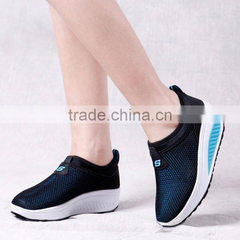 High Level Breathable Net Cloth Women Shoes