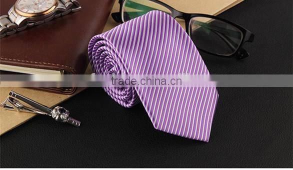 New design business high quality men stripe tie
