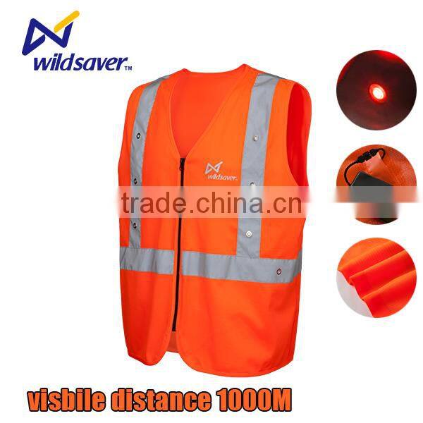LED safety work wear uniform for electricians workers hi vis at night