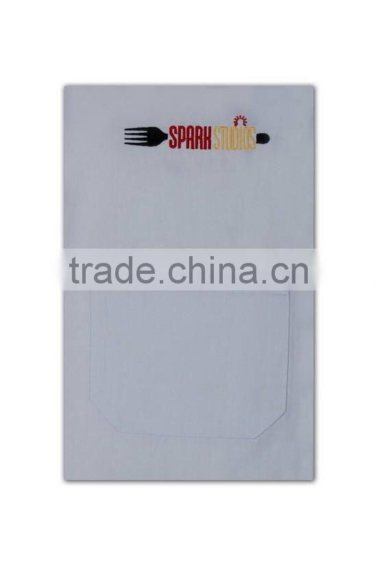 Wholesale Promotional Factory Price customized Polyester Mixed where to buy white apron