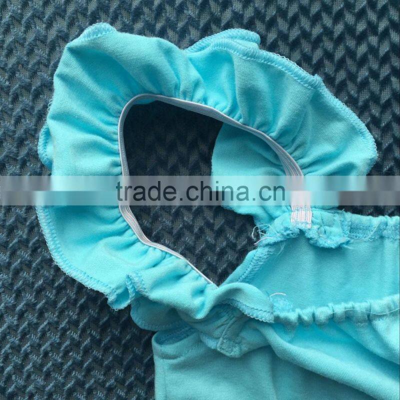 XF-015 2016 Wholesale baby girls party dresses kids boutique sundress children's blue color fashion dresses