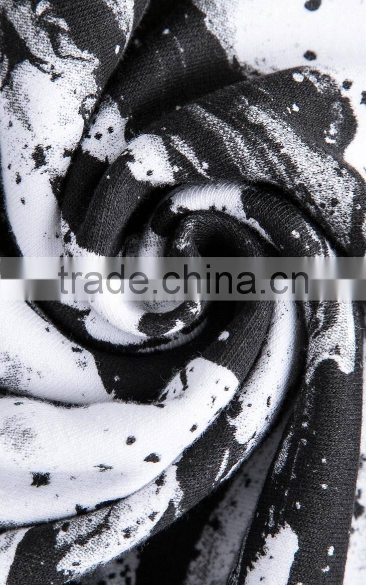 mens full printing marble crewneck heavy sweatshirts/hoodies clothes