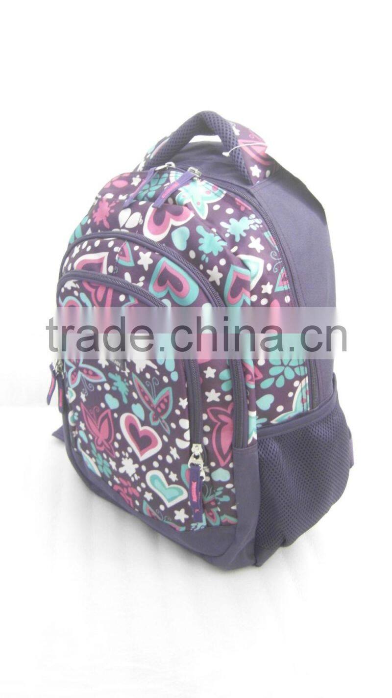 2017 latest new design fashionable adult school bag