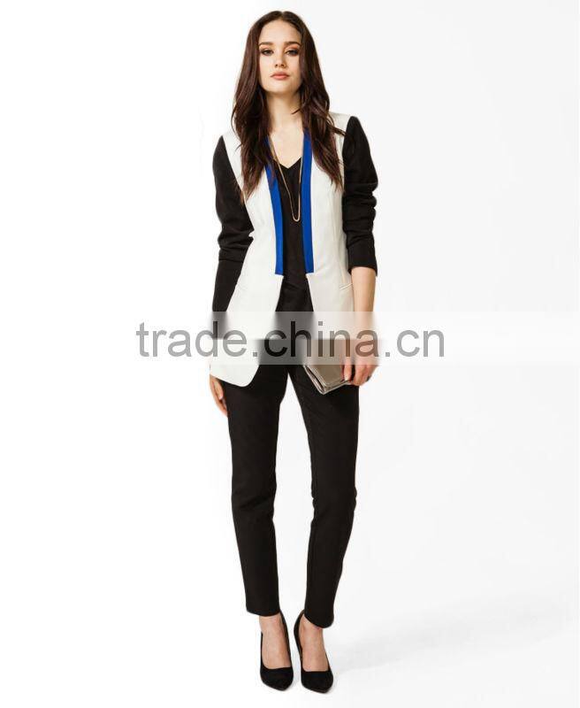 Longline Colorblocked Blazer