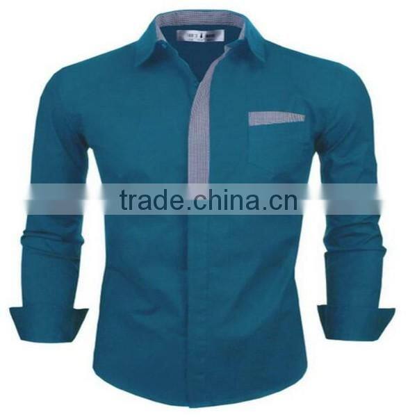 2016 new wholesale Western Casual Button Down custom mens casual dress shirts