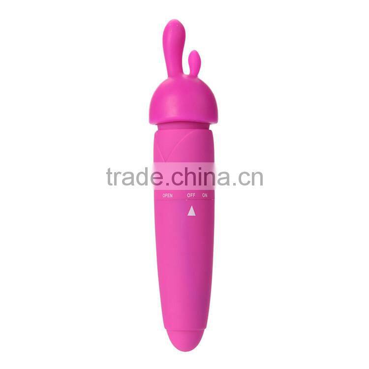 Rabbit Sex Toys Women Vibrator With 3 Caps G-spot Vibrating Sex Massage Machine