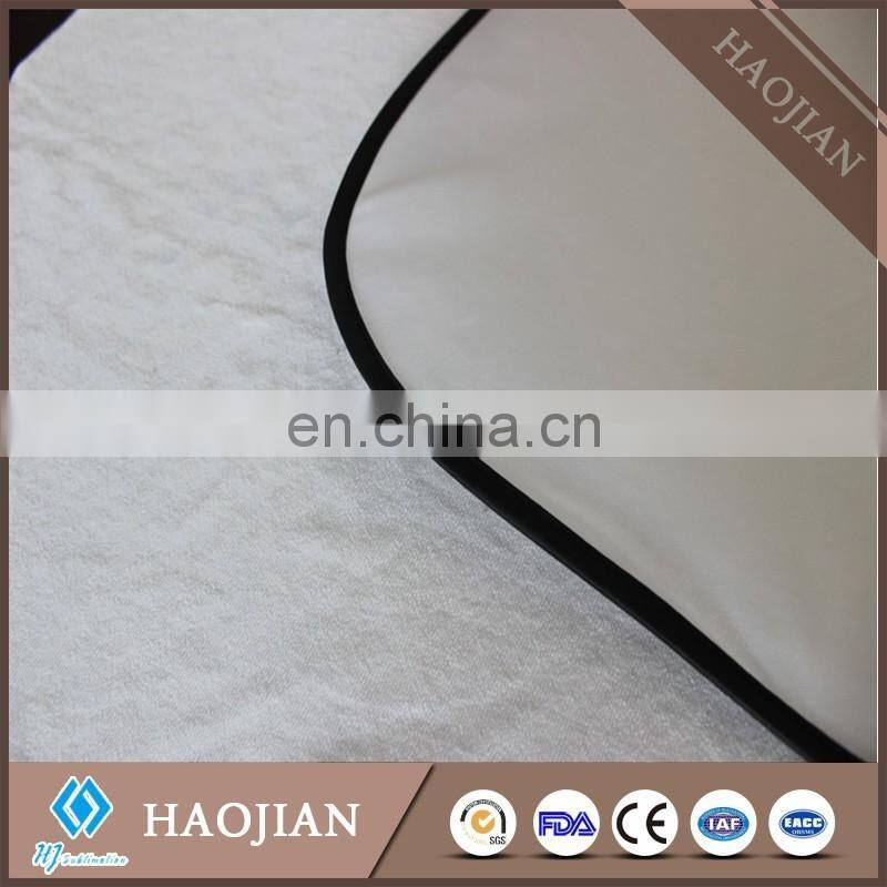 Sublimation high quality 100% polyester printing car sunshade with DIY logo