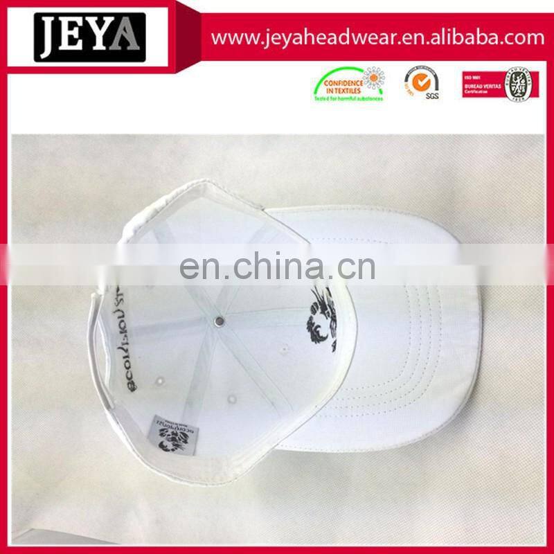 Man hat custom embroidery soft textile baseball cap