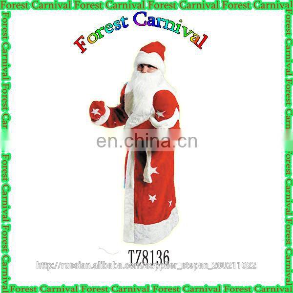 TZ-8136-5 Christmas costumes Santa Claus costume for Adult