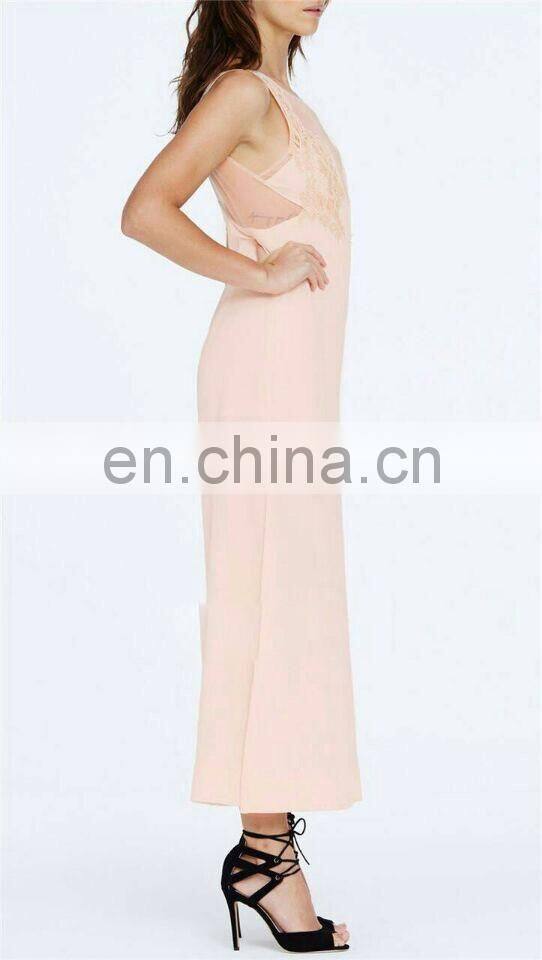 2016 New Arrived high-end embroidered lace Series jumpsuit