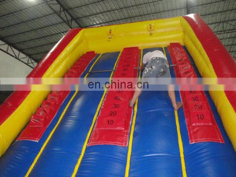China Cheap Price CE Customzied Design Hot Sale Kids Indoor Inflatable water rock Climbing wall