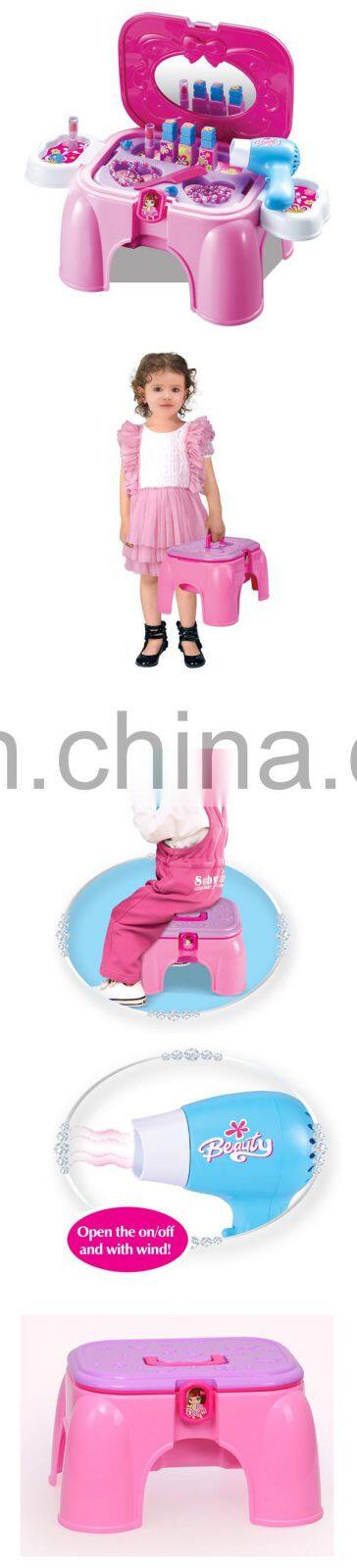 Dresser pretend play toys storage chair set for good sale