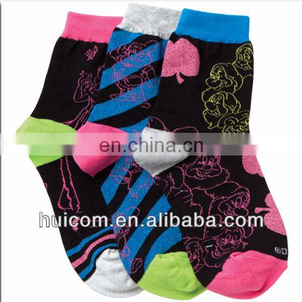 colorful knitting sock