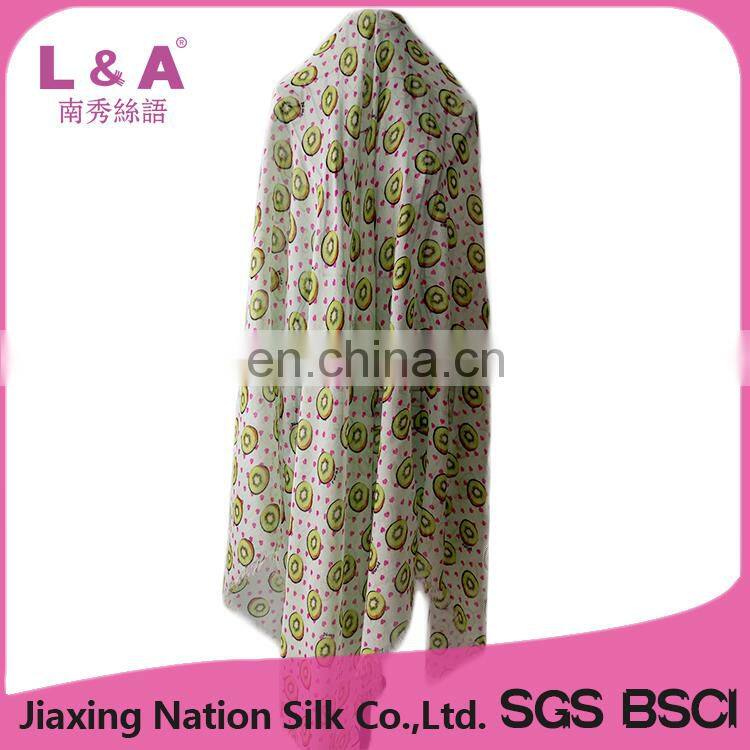 Women digital printing modal beach scarf sarong in summer