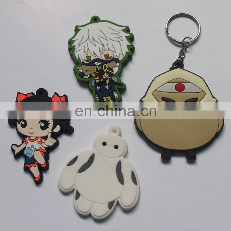 Good Quality Rubber Key Chain / Custom Pvc Keychain